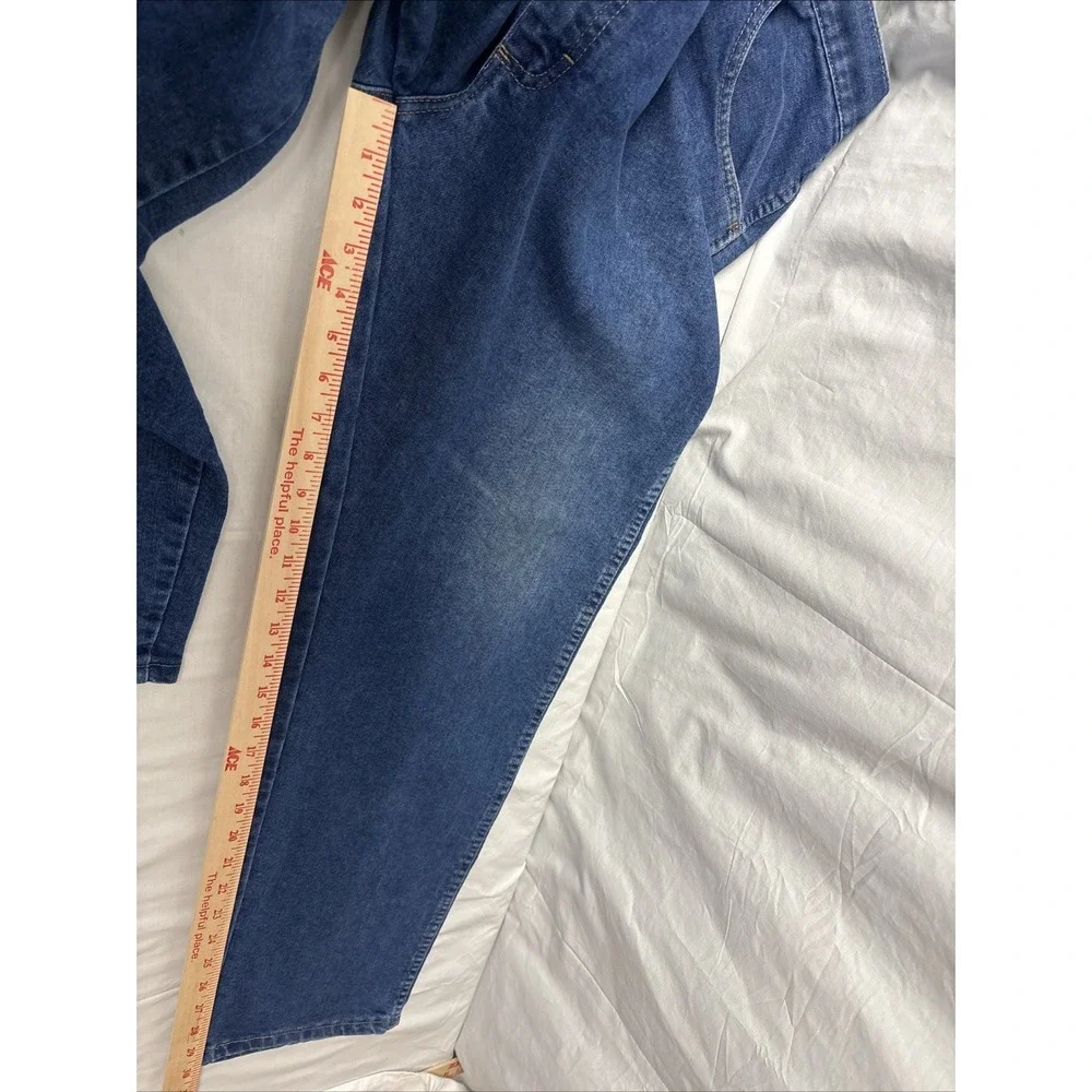 Wrangler Straight Leg Jeans Mens 40X30 Blue Medium Wash Regular Fit 85900DW